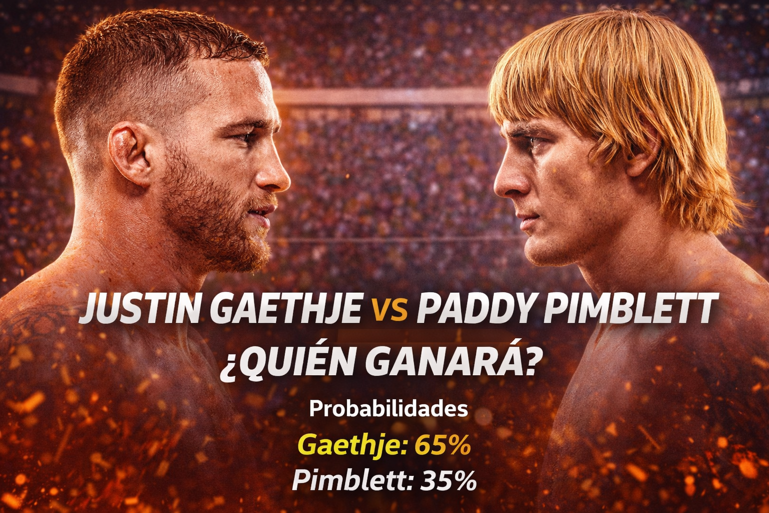 gaethje vs pimblett face off